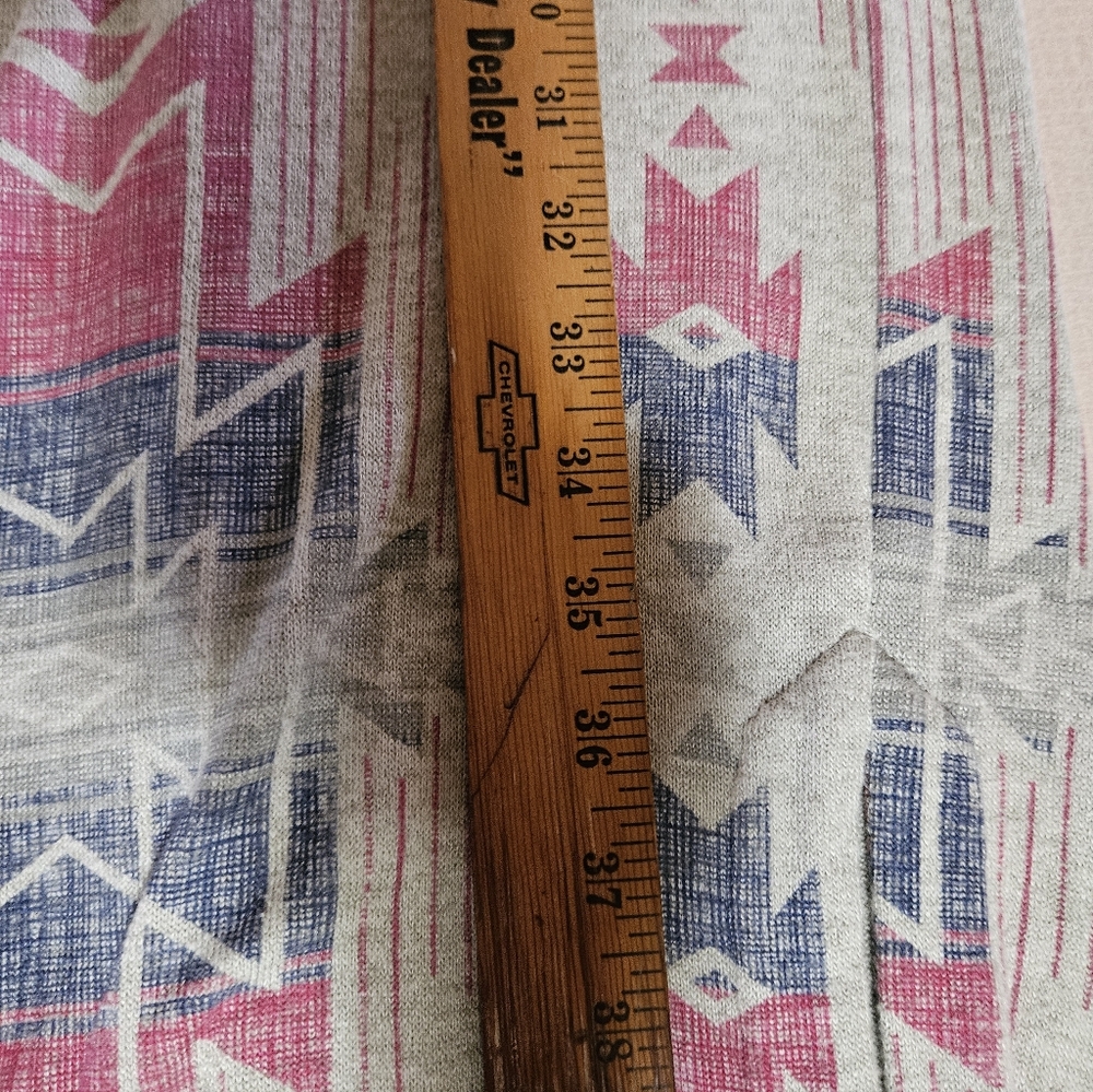 Geometric / Aztec Pattern Long  Duster - Picture 12 of 13
